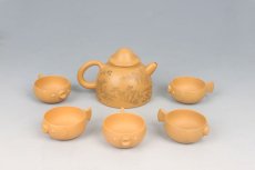 紫砂壶图片：渔翁套壶 - 美壶网