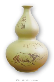 紫砂壶图片：葫芦瓶 - 美壶网