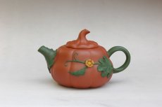 紫砂壶图片：小高金瓜壶 - 美壶网