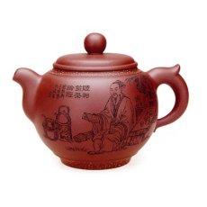 紫砂壶图片：红圆珠 - 美壶网