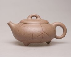紫砂壶图片：冰纹石瓢 - 美壶网