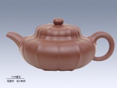 紫砂壶图片：六方菱花 - 美壶网