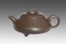 紫砂壶图片：矮石瓢壶 - 美壶网