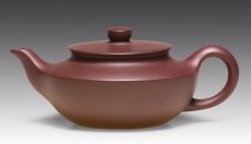 紫砂壶图片：汉扁壶 - 美壶网