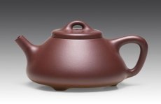 紫砂壶图片：子冶石瓢壶 - 美壶网