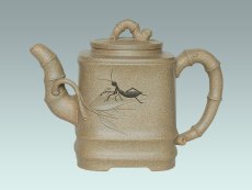 紫砂壶图片：四方竹段 - 美壶网