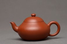 紫砂壶图片：经典传统 优质朱泥梨形 极易泡养朱泥 器形端庄  - 美壶网