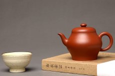 紫砂壶图片：摹古之作 杀茶利器 优质朱泥 线条优美 高亭 做工精致 - 美壶网