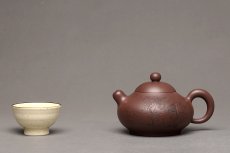 紫砂壶图片：谭华斌近作 道洪风格之珠韵 刀法精炼 美壶特惠 - 美壶网