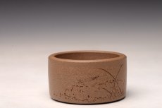 紫砂壶图片：原矿段泥 扳指杯  - 美壶网