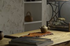 紫砂壶图片：美壶特惠 实用摹古段泥巨轮  杀茶利器 茶人最爱 - 美壶网