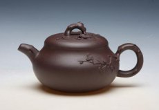 紫砂壶图片：咏梅 - 美壶网
