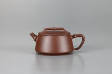 紫砂壶图片：美壶特惠 平盖竹石瓢 - 美壶网