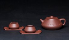 紫砂壶图片：和合套组 仅供欣赏 - 美壶网