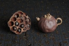 紫砂壶图片：全手工仿生花货 山竹 - 美壶网