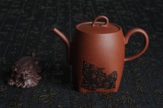 紫砂壶图片：何瑞精心装饰全手工舍得套组6件套 - 美壶网