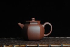 紫砂壶图片：全手工六方巨轮 - 美壶网