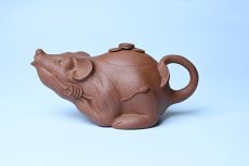 紫砂壶图片：美壶特惠 优质降坡泥鼠你有钱壶壶 茶人醉爱 - 美壶网