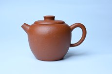 紫砂壶图片：美壶特惠 精品粗砂红泥巨轮壶 茶人醉爱 - 美壶网