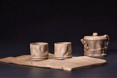 紫砂壶图片：秀竹套壶 - 美壶网