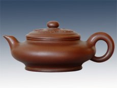 紫砂壶图片：如意水扁 - 美壶网
