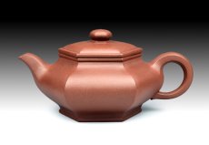 紫砂壶图片：13 六方虚扁 - 美壶网