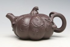 紫砂壶图片：南瓜壶 - 美壶网