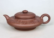 紫砂壶图片：百子虚扁 - 美壶网