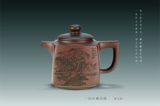 紫砂壶图片：四方秦汉壶 - 美壶网