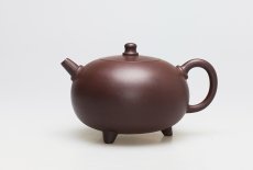 紫砂壶图片：三足熙圆 - 美壶网
