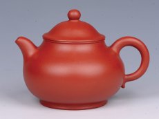 紫砂壶图片：潘壶（朱泥） - 美壶网