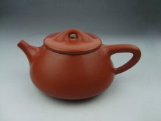 紫砂壶图片：朱泥石瓢 - 美壶网