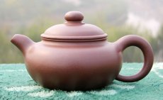紫砂壶图片：矮潘壶 - 美壶网
