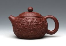 紫砂壶图片：浮雕西施 - 美壶网