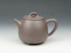 紫砂壶图片：高石瓢 350cc 原矿高温青段 - 美壶网