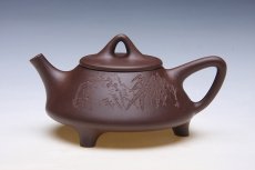 紫砂壶图片：高脚石瓢 - 美壶网