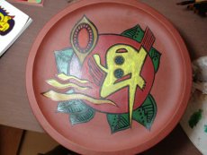 紫砂壶图片：紫砂挂盘 - 美壶网