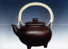紫砂壶图片：吉祥提梁 - 美壶网