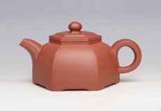 紫砂壶图片：六方半月壶 - 美壶网