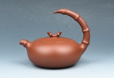 紫砂壶图片：单竹提梁 - 美壶网