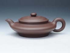 紫砂壶图片：虚扁 - 美壶网