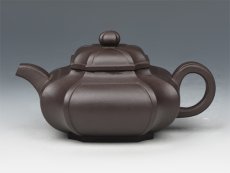 紫砂壶图片：四方抽角 - 美壶网