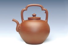 紫砂壶图片：吴经提梁 - 美壶网