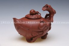 紫砂壶图片：圣桃 - 美壶网