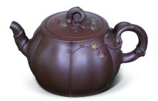 紫砂壶图片：筋囊三友 - 美壶网