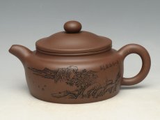 紫砂壶图片：元福壶     泥料：原矿老紫泥  容量：400cc - 美壶网