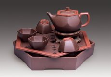 紫砂壶图片：烟斗套壶 - 美壶网