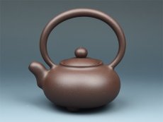 紫砂壶图片：圆珠提梁 - 美壶网