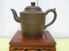 紫砂壶图片：黑腰三线 - 美壶网