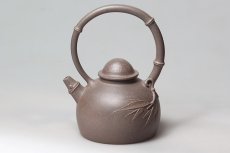 紫砂壶图片：渔翁提梁 - 美壶网